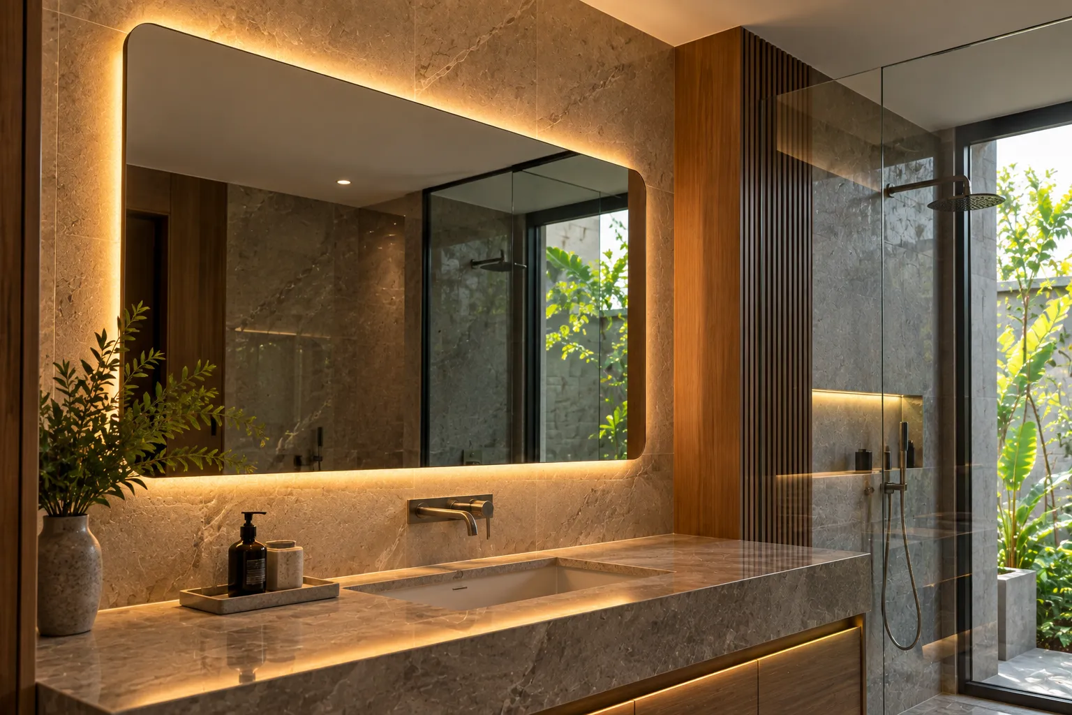 Cermin Kamar Mandi Backlit