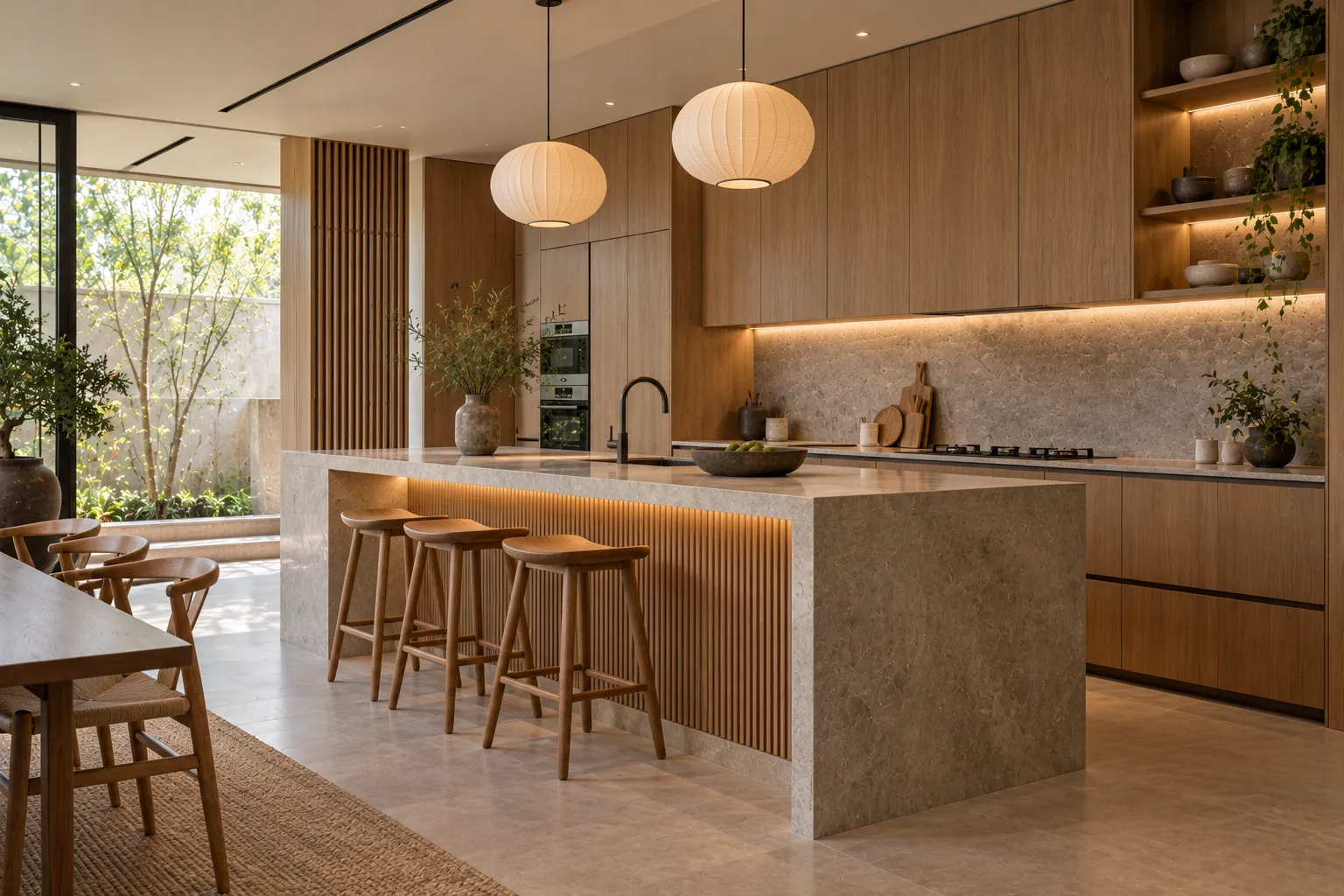 Dapur Japandi Modern