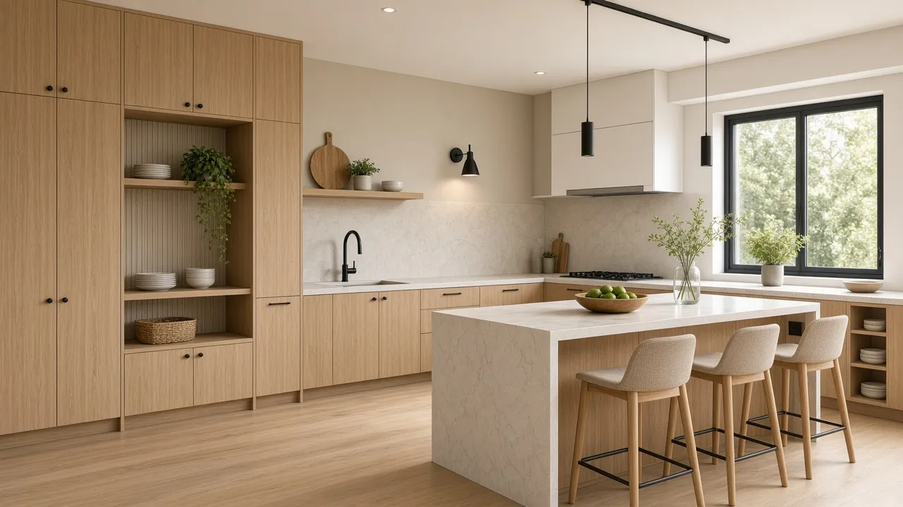 Dapur Terang Skandinavia