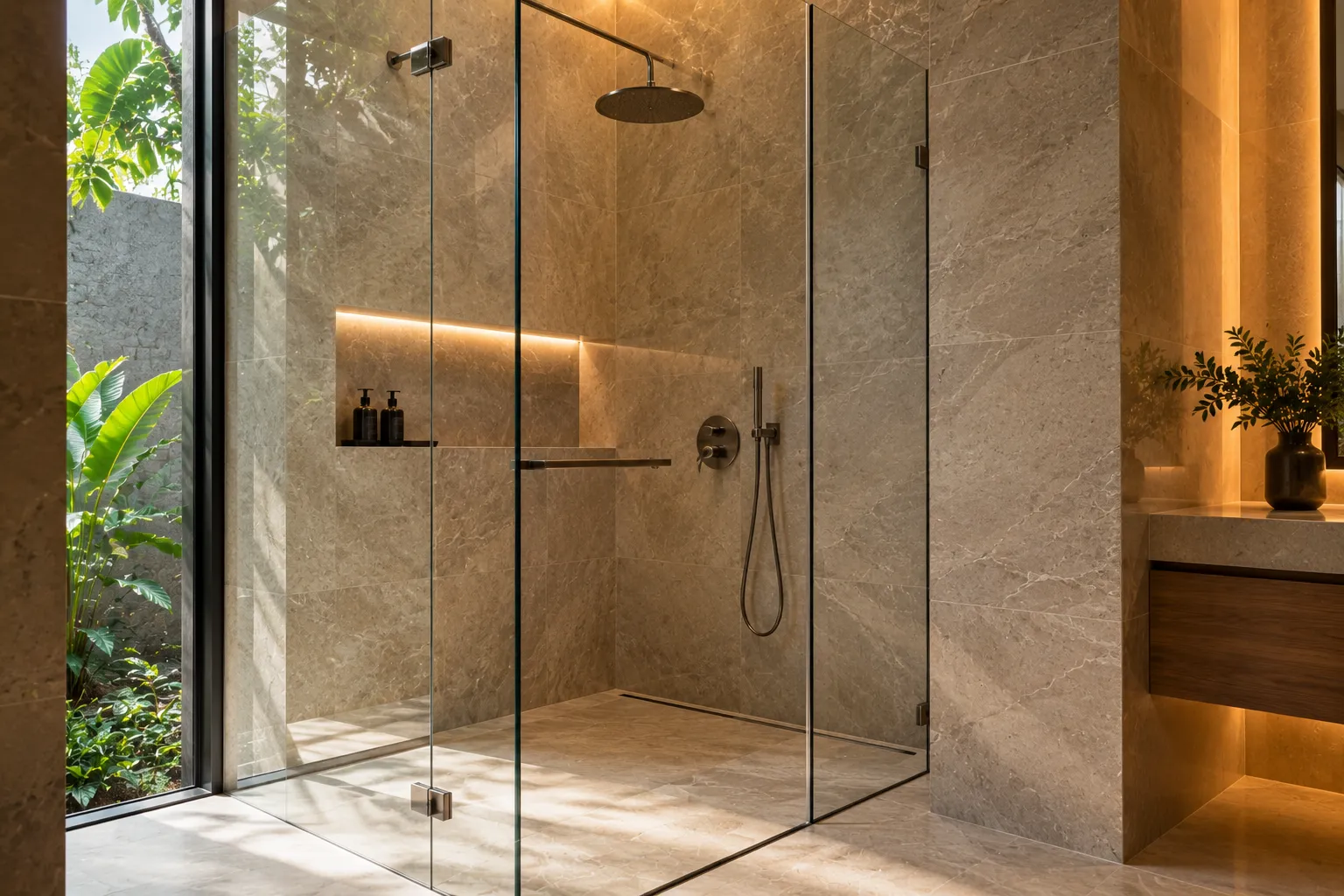 Walk-in Shower Enclosure